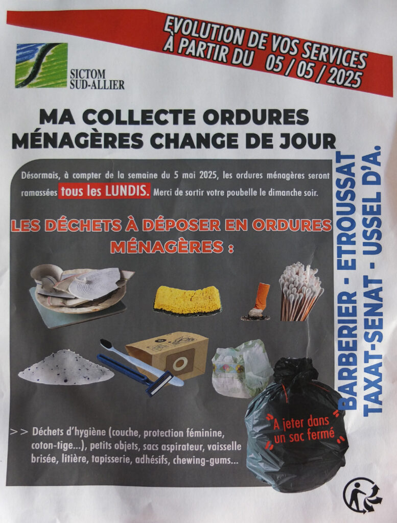 collecte ordures ménagères