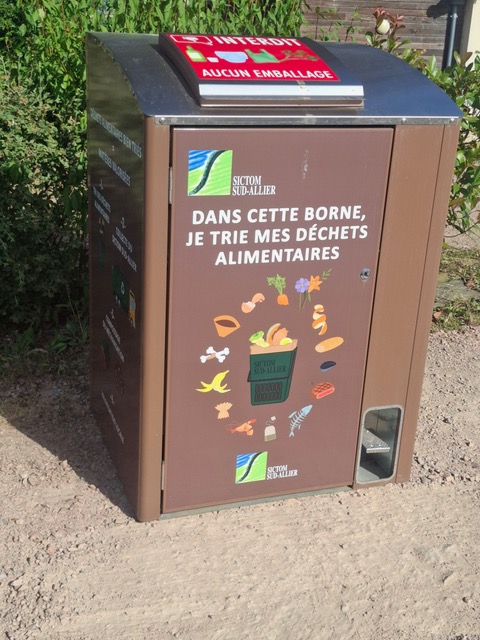 Borne déchets alimentaires